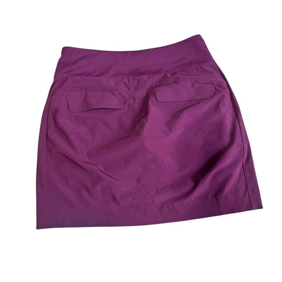 Athleta Burgundy Active Skort Skirt Size 0 Pockets Zip Pockets - Picture 5 of 10